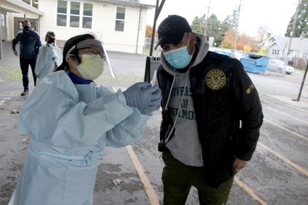 Saliva test for COVID-19