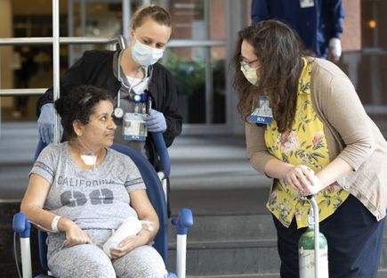 Coronavirus patient discharged