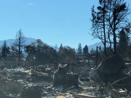 wildfire devastation
