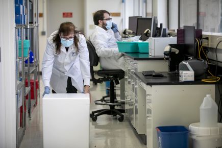 COVID lab relocation