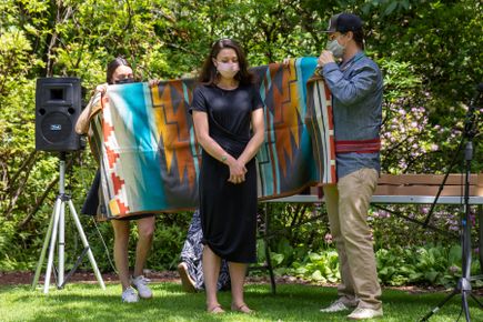 Northwest Native American Center of Excellence Blanket Ceremony