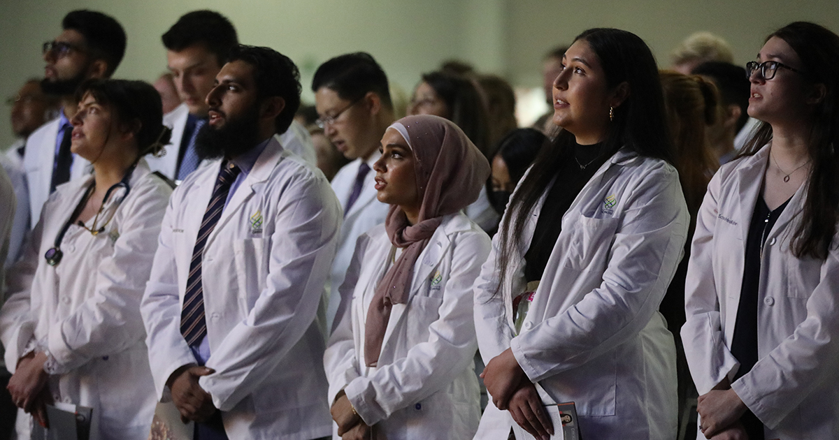 OHSU M.D. Class of 2026 celebrates its annual White Coat Ceremony