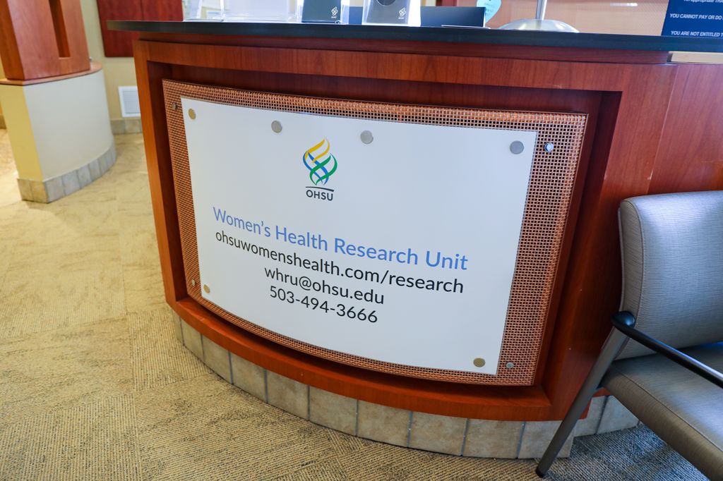 Center for Women's Health sign OHSU News