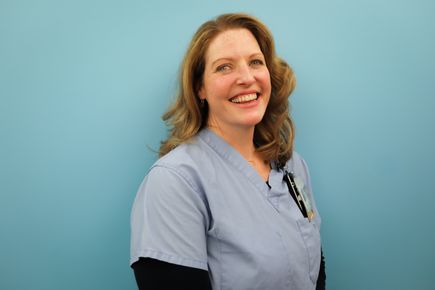 Jess Calvert, an OHSU Child Life Specialist