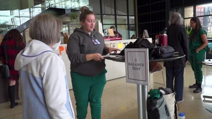Download video: B-Roll - Balance Test at OHSU