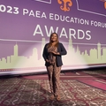 Skylar Stewart-Clark, Ph.D., at PAEA awards (Courtesy)