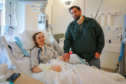 Urgent health issues endanger young mom