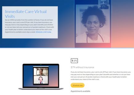 Immediate Care Virtual Visits