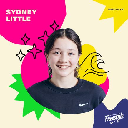 Sydney Little, a young girl with long brown hair pulled back in a ponytail