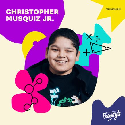 Christopher Musquiz, Jr., a young boy with short brown hair