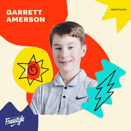 Garrett Amerson, a young boy with short, sandy blonde hair