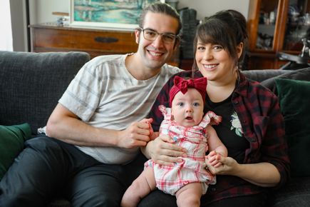 Gabrielle Zielinski y familia