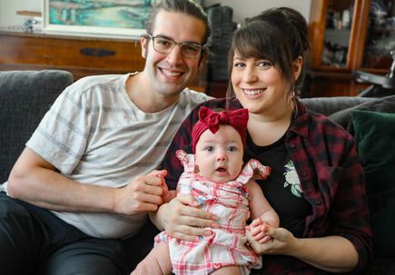 Gabrielle Zielinski y familia