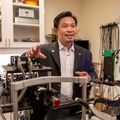 David Huang, M.D., Ph.D. in the COOL Lab