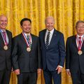 President Biden honors David Huang, M.D., Ph.D., for transformative imaging technology