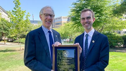 John Hunter earns plaque