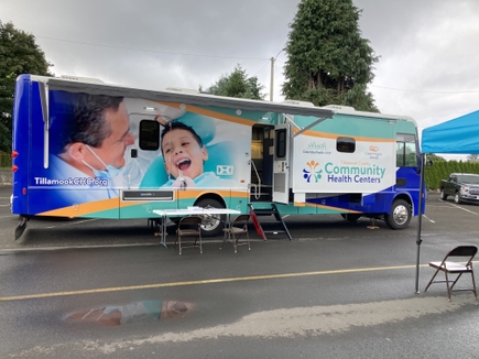 Tillamook County Community Health Center and Public Healths mobile unit