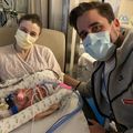Stephanie Dewes and Stefan Shearer welcomed their daughter Clara in January 3