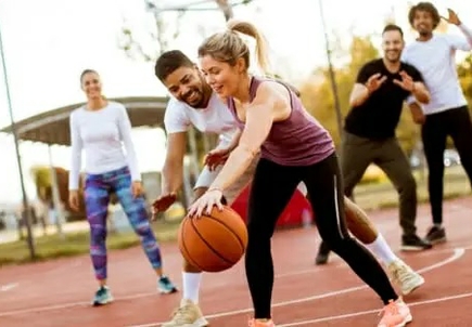 pick-up basketball