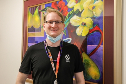 Andrew Gray, asistente de enfermería certificado en oncología de OHSU