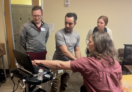 Ultrasound Practice Chris Sutton Group Pointing