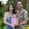 Stephanie Dewes y Stefan Shearer le dieron la bienvenida a su hija Clara en enero.