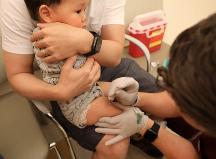 Measles vaccination