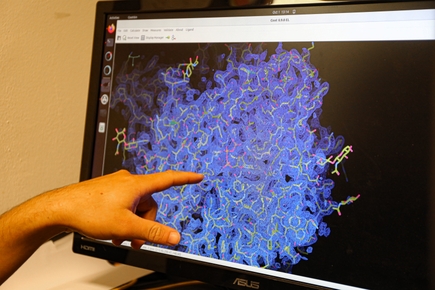 Un mapa crio-EM en Mansoor Lab