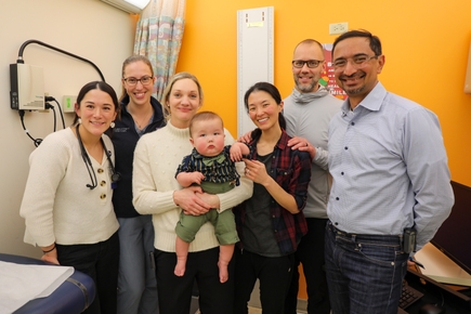 El equipo de cardiología pediátrica de OHSU Doernbecher ofrece atención que salva le la vida a un bebé con una rara enfermedad congénita 