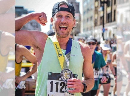 OHSU patient battles colorectal cancer on journey to Boston Marathon