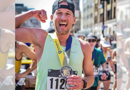 OHSU patient battles colorectal cancer on journey to Boston Marathon