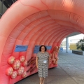 Jennifer Coury en un evento de salud