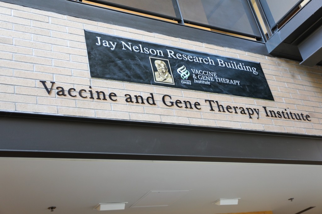 Vaccine and Gene Therapy Institute - Jay Nelson Building signage