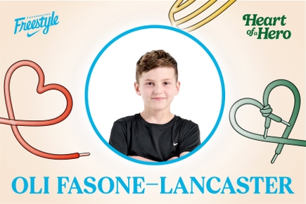 Nike-OHSU Doernbecher Freestyle patient designer Oli Fasone-Lancaster