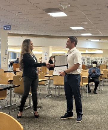 Tucker Cary receives award