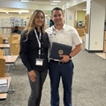 Tucker Cary receives award from Employer Support of the Guard and Reserve