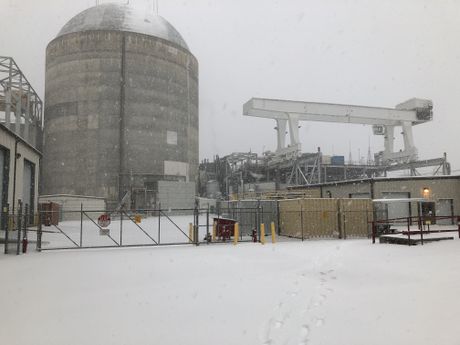 Robinson Nuclear Plant during the January snow Robinson Nuclear Plant during the January snow