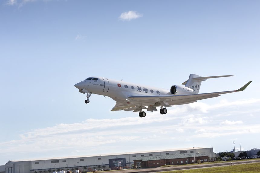 Third Gulfstream G600 Flies