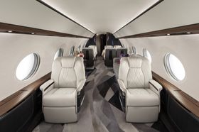 Gulfstream G700 Cabin Aft View Gulfstream G700 Cabin Aft View