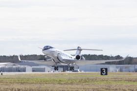 The Gulfstream G700 First Flight Takeoff The Gulfstream G700 First Flight Takeoff