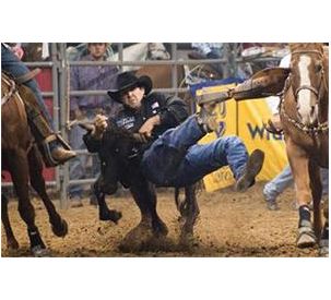 Hesston-sponsored Cowboys Win Big at 2012 Wrangler National Finals Rodeo
