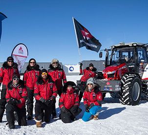 One year on from South Pole triumph, Massey Ferguson continues to sparkle!