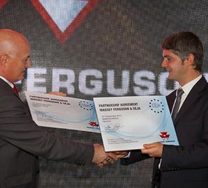 Massey Ferguson and CEJA  - European Council of Young Farmers - Sign Partnership Agreement at Agritechnica Fair