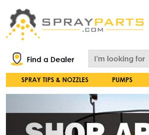 SprayParts.com Homepage