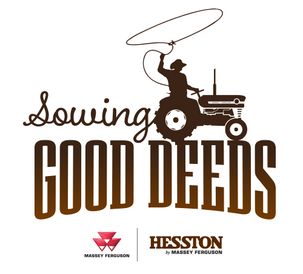 AGCO Hesston Sowing Good Deeds logo
