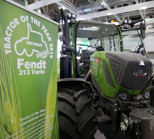 The Fendt 313 Vario wins “Tractor of the Year 2019” in the “Best Utility” category at EIMA