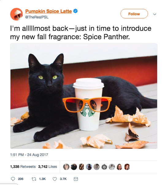 Starbucks’ Pumpkin Spice Latte Uses Social Media to Generate Brand Awareness