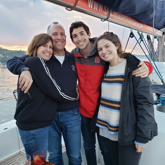 All smiles on a family boating trip. ken3