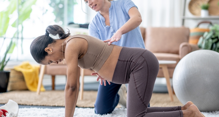 How a pelvic floor therapist can help women during pregnancy and after