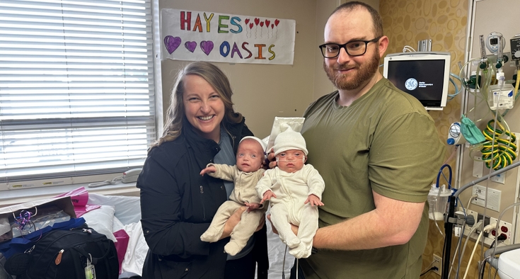 Triplets: A couple's journey of faith, loss and joy.